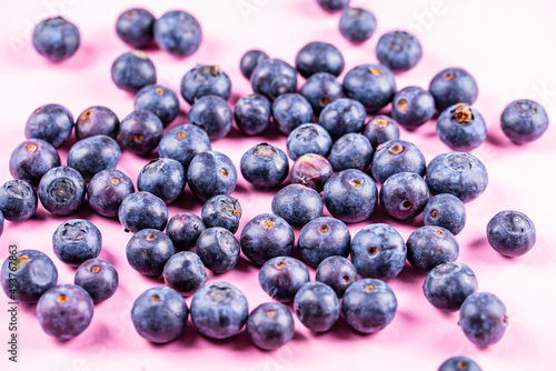 fresh blueberries  close up