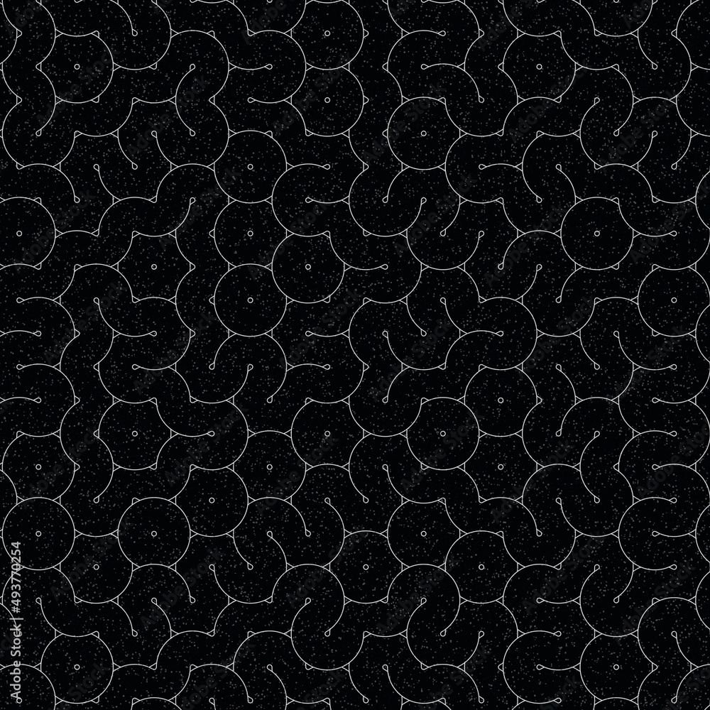 Obraz premium Colour Hexagon Tile Connection art background design illustration