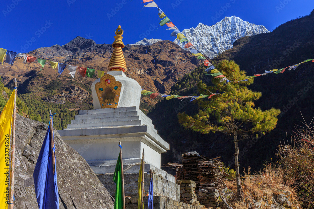 Everest Base camp Trek Landscape Namche Nepal