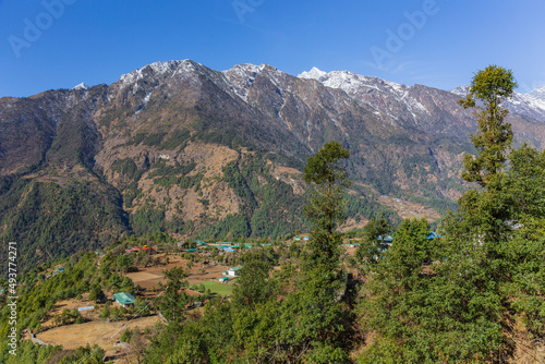 Everest Base camp Trek Landscape Lukla Nepal
