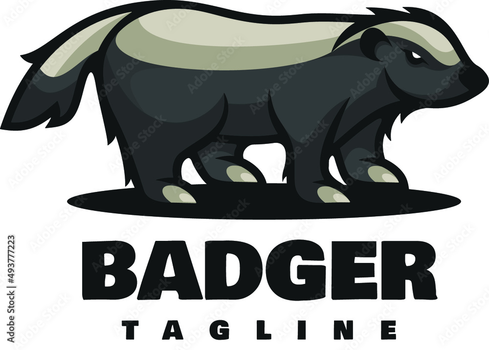 Fototapeta premium Badger Mascot Logo
