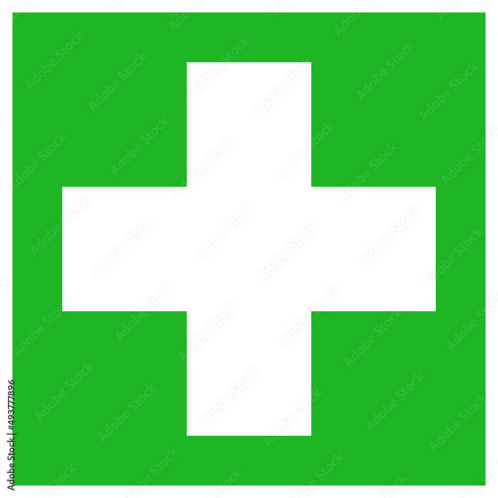 Obraz premium ISO 7010 E003 – First aid sign