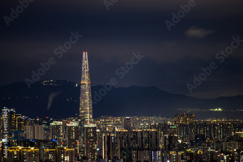 Photography Seoul city view