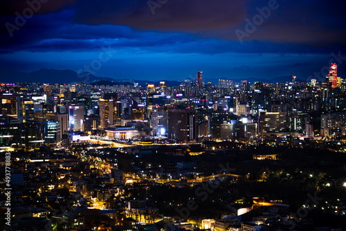 Photography Seoul city view