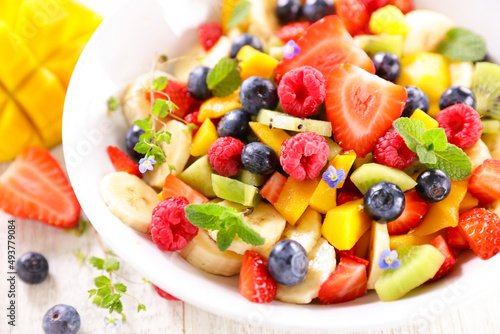 bowl of mixed fruit salad