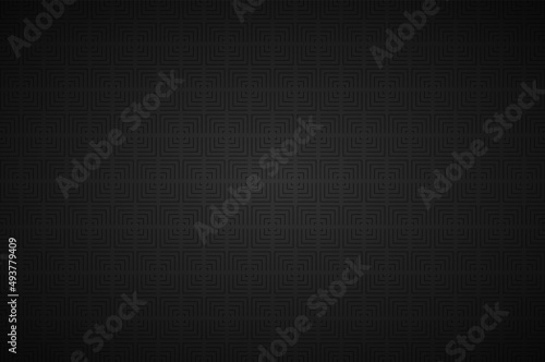 Geometric pattern composed of black squares. Modern technology abstract background. Vector background with square grid.