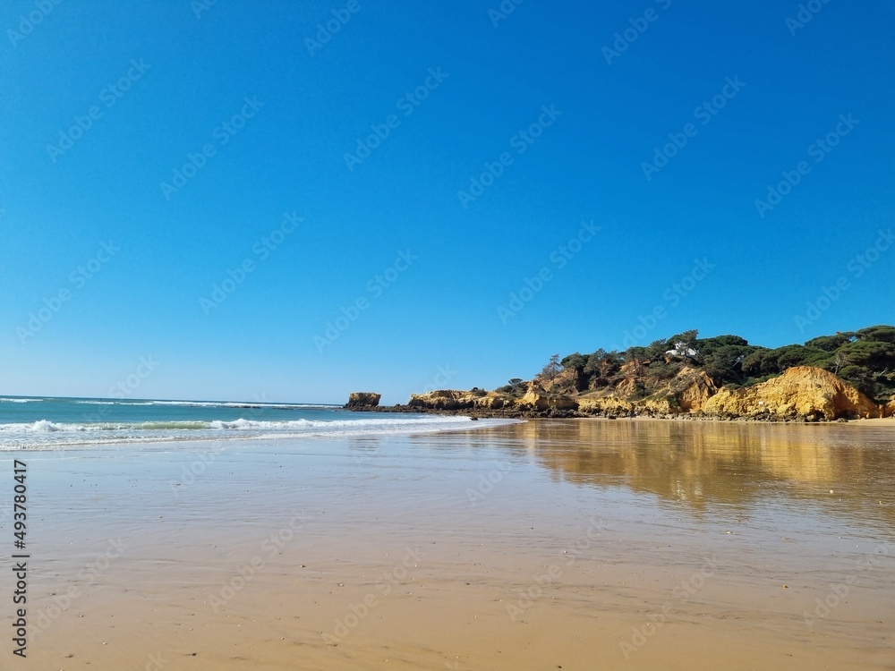 Beach in Algarve Portugal 