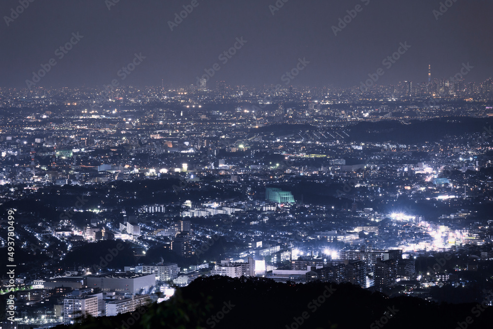 高尾山からの夜景