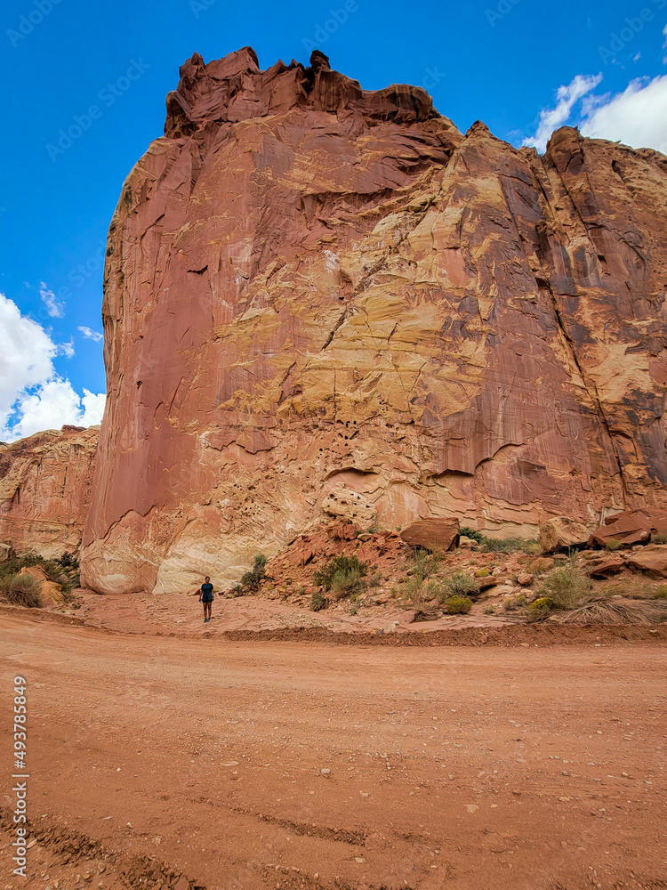 Beautiful cliff at Capitol Reef National Park