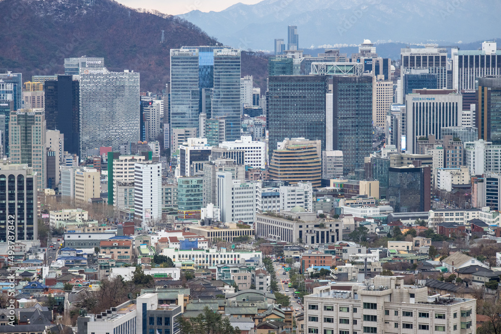 서울 전걍 야경 풍경 삼청공원 말바위전망대 