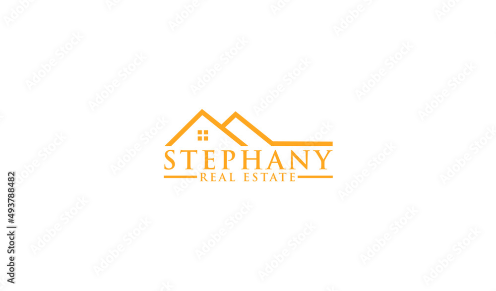 Real estate vector logo design