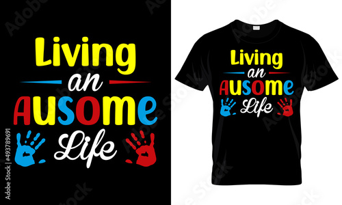 Autism T-shirt Design - Autistic Child T-shirt Design