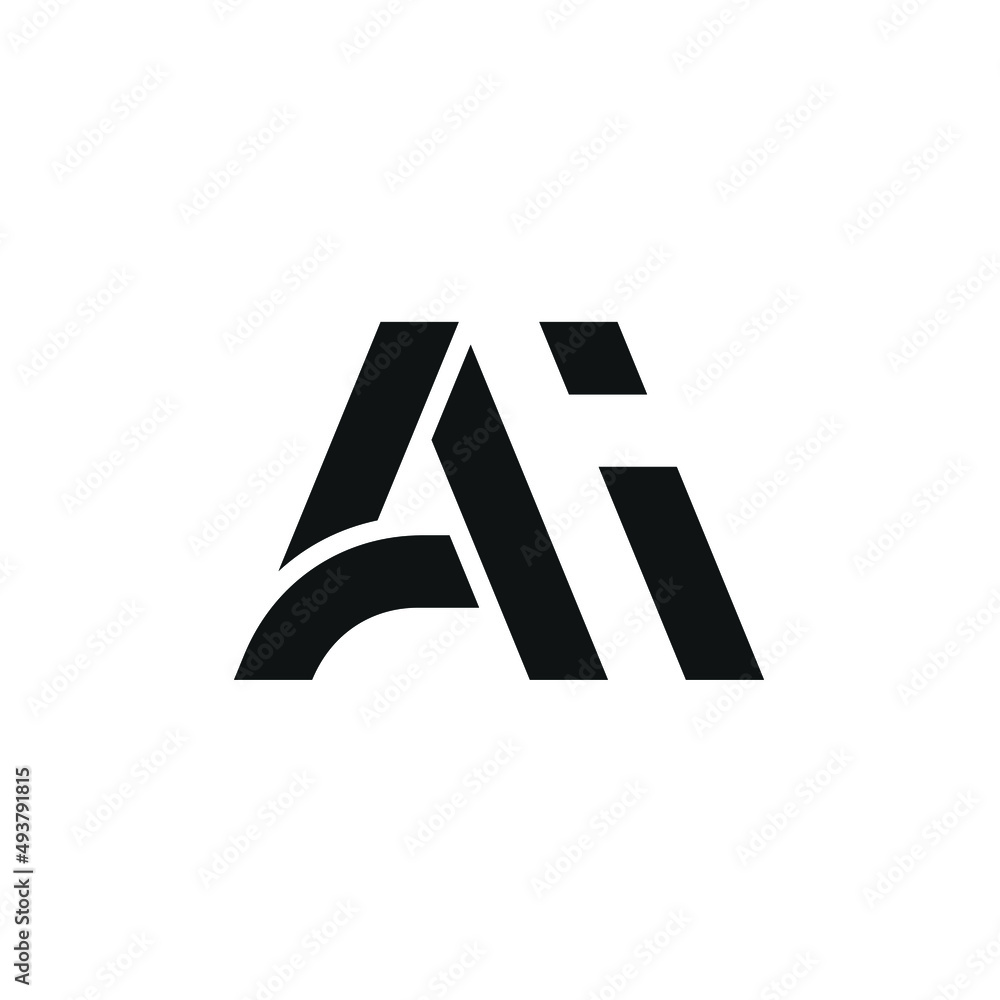 Initial Letter AI Logo Design Inspiration Initial Letter AI Logo Design Inspiration