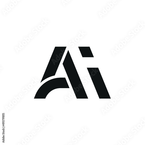 Initial Letter AI Logo Design Inspiration