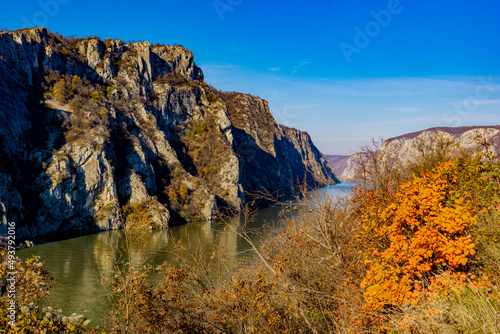 Danube gorge at Djerdap in ...