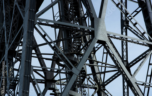 pillar  of railway bridge