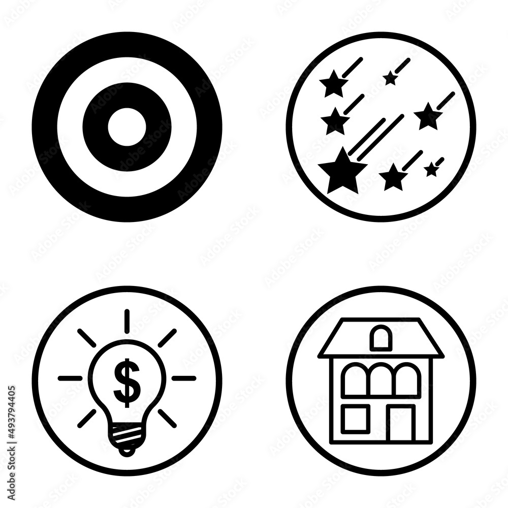 Circles1-2 Flat Icon Set Isolated On White Background Circles1-2 Flat Icon Set Isolated On White Background