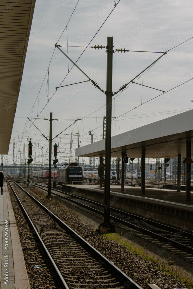 Obraz premium Bahnhof