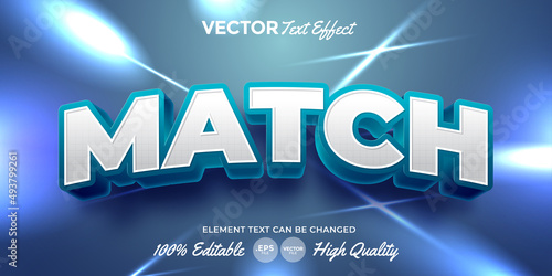 Match Text Effect