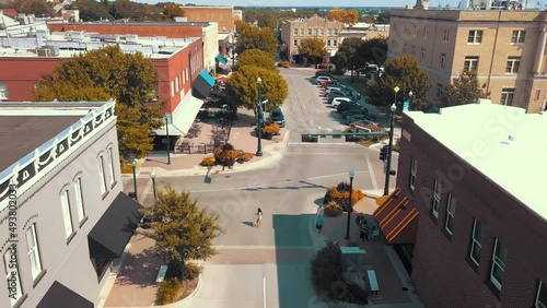 McKinney, Texas, Aerial Flying, Downtown, Amazing Landscape