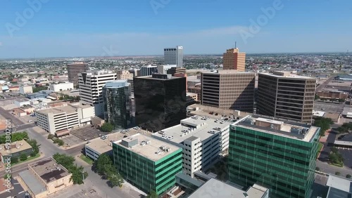 Midland, Texas, Amazing Landscape, Downtown, Aerial Flying