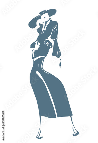 Fashion designer sketch