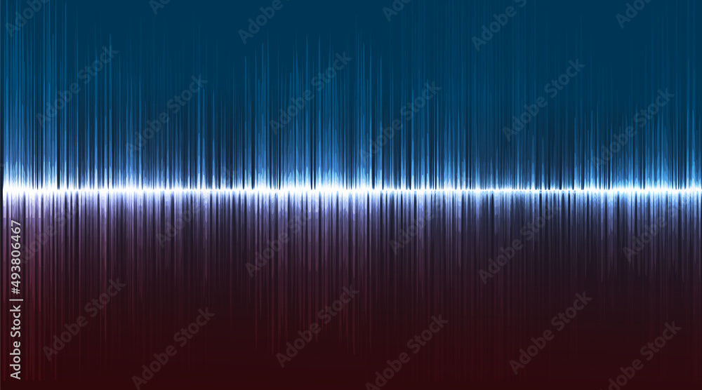 Light Digital Sound Wave Low and Hight richter scale Background