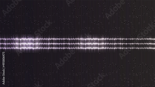 Mini Digital Sound Wave Background