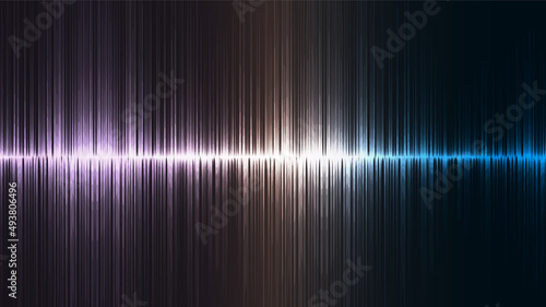 Modern Waving Sound Wave Background,technology and earthquake wave diagram concept,design for music studio and science,Vector Illustration.