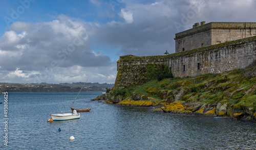 Fortress of San Antonio in the city of A Coruna. photo