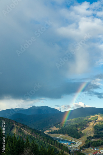 rainbow over the mountains © Aleksandr