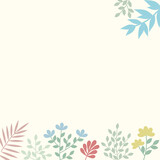 floral background with place for your text