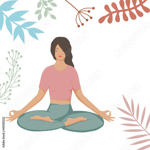 yoga on the nature