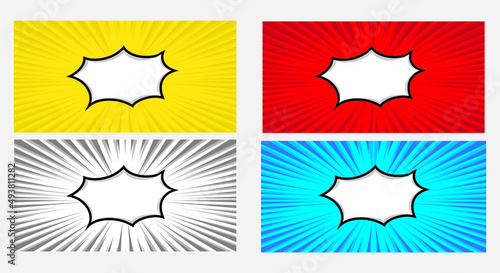 BACKGROUND BANNER COMIC FLASH SALE TEMPLATE DESIGN