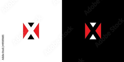 Simple and modern letter X initials logo design 1