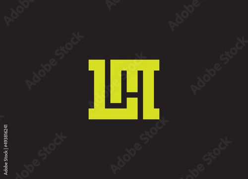 Letter logo. Creative combination of letters L and M. Monogram of ML. LM - abstract logotype or icon.