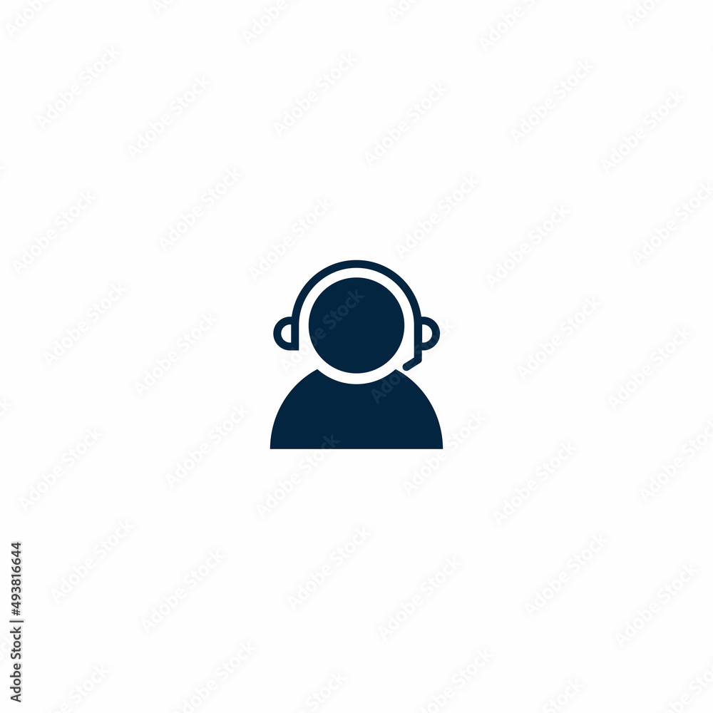 Logo Design Template call center service icon vector illustration Logo Design Template call center service icon vector illustration