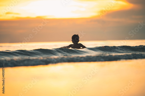 Wallpaper Mural 2 years old baby boy playing sand on the beach,Holidays with baby summer concept. Torontodigital.ca