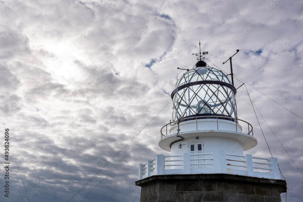 The Cape Lighthouse of Punta Estaca de Bares in Galicia, Spain