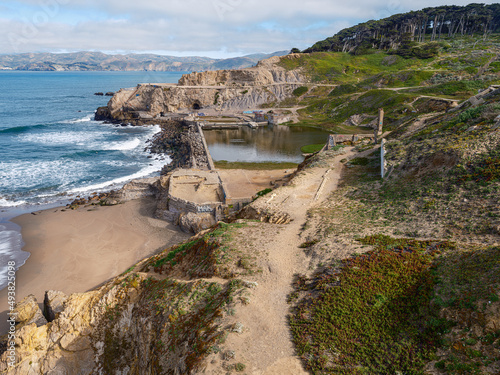 Photography Sutro Baths Ruin, San Francisco.