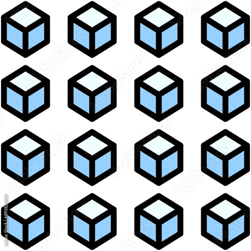 Node icon, Blockchain related vector illustration