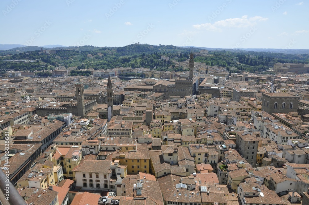 Naklejka premium Panorama, Florencja. 