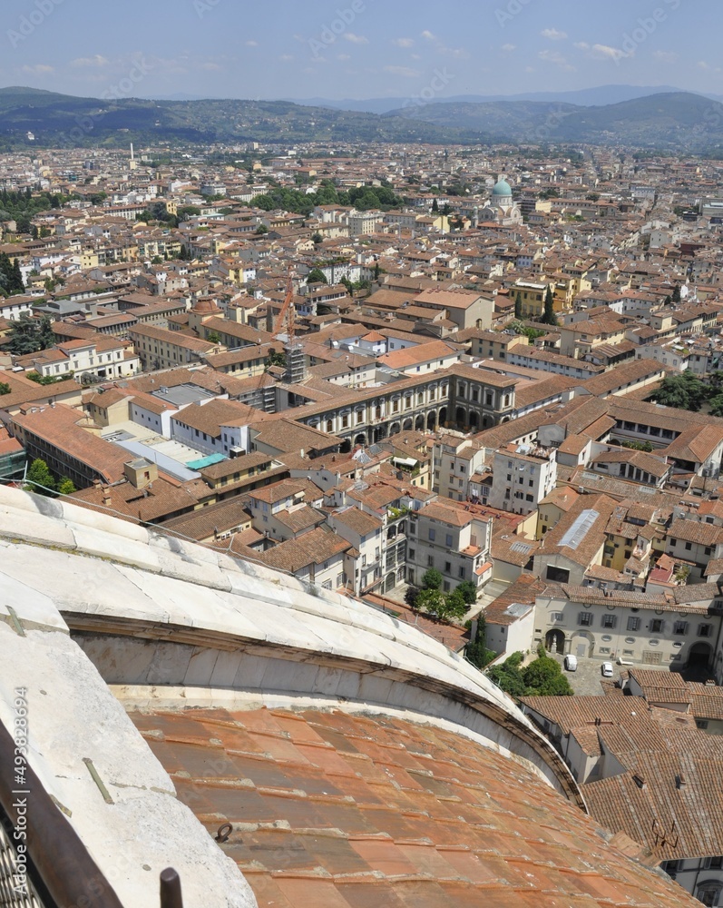 Obraz premium Panorama miasta Florencja.