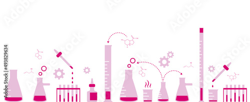 icone, vetreria, strumenti, laboratorio, microbiologia