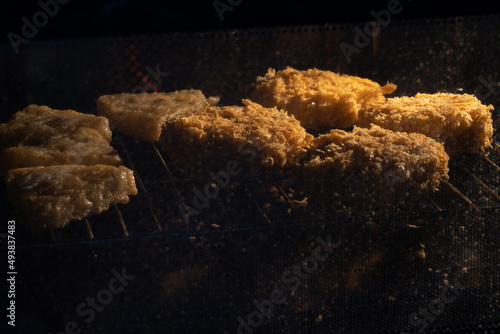 Croquette baked in the oven