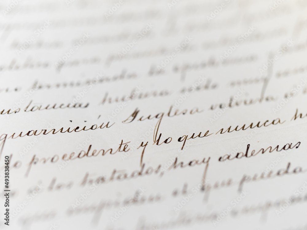 Fototapeta premium Texto escrito