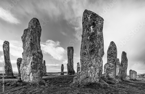  Monochrome -  Callanish Standing Stones, Isle of Lewis, Scotland photo