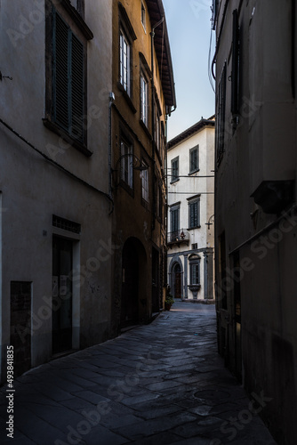 Narrow street in the town © Davide