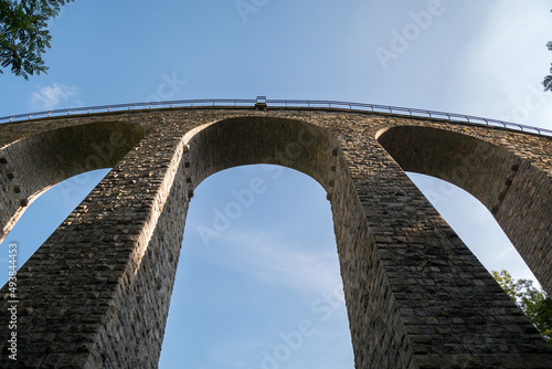 Zampach viaduct, stone train bridge, Czech Republic