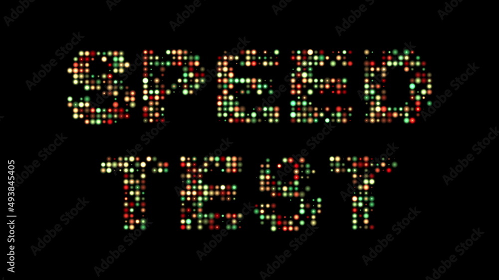 Speed test colorful led sign Speed test colorful led sign